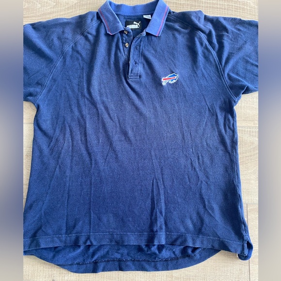 Vintage Buffalo Bills collared shirt - Puma - XL - 2000s - waffle knit - Picture 2 of 8